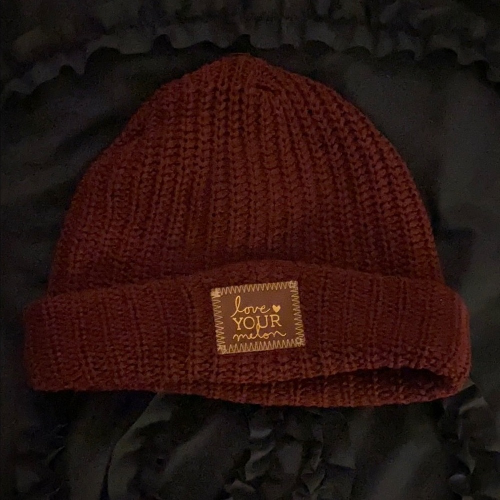 Love your melon knit beanie